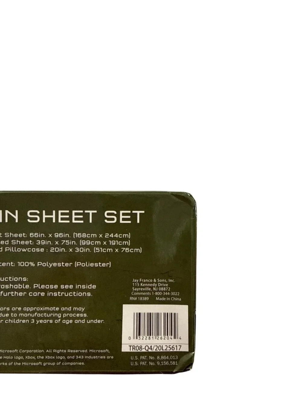 Halo Infinite Master Chief New Twin Sheet Set Microfiber Bedding